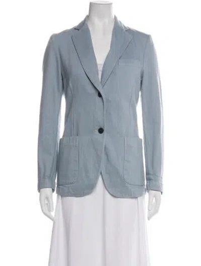 Pre-owned Officine Generale Blazer In Blue