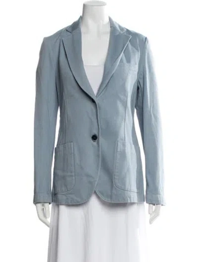 Pre-owned Officine Generale Blazer In Blue