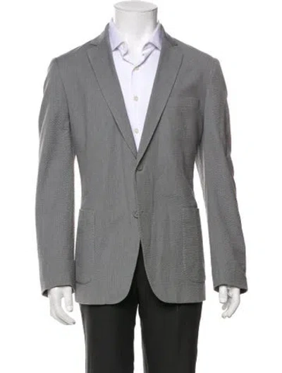 Pre-owned Officine Generale Blazer In Gray