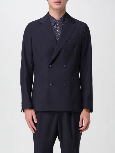 Officine Generale Blazer Officine Générale Men Color Blue