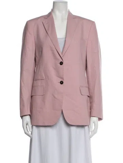 Pre-owned Officine Generale Blazer In Pink