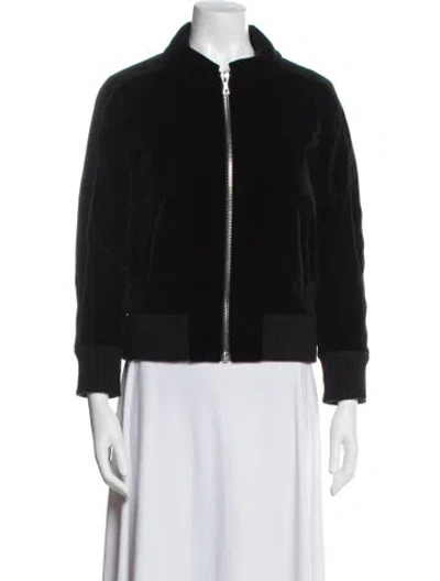 Pre-owned Officine Generale Bomber Jacket In Black