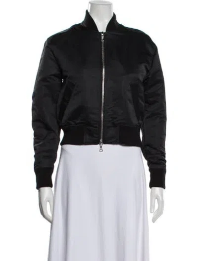 Pre-owned Officine Generale Bomber Jacket In Black
