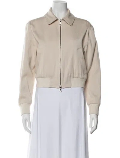 Pre-owned Officine Generale Bomber Jacket In Neutral