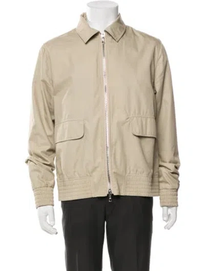 Pre-owned Officine Generale Bomber Jacket In Neutrals