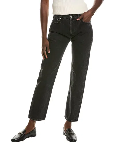 Officine Generale Boyfriend Straight Jean In Black