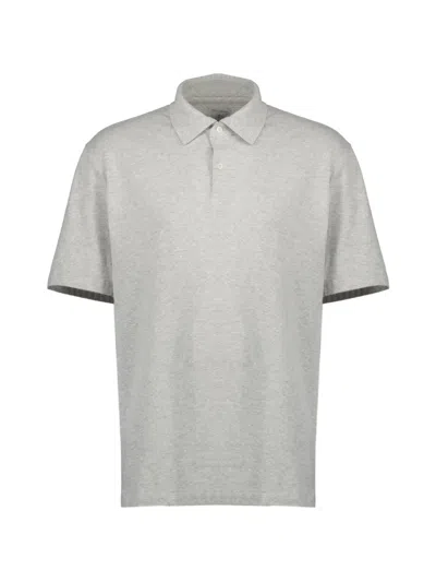 Officine Generale Bruno Polo Shirt In Gray