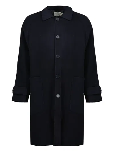 Officine Generale Bryce Coat In Blue
