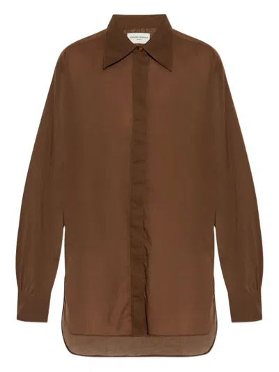 OFFICINE GENERALE BUTTON-DOWN COTTON SHIRT