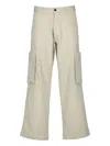 Officine Generale Cargo Five-pocket Trousers In Neutral