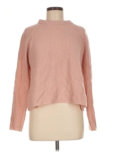 Pre-owned Officine Generale Cashmere Pullover Sweater In Pink