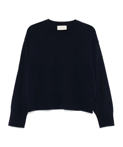 Officine Generale Cashmere Sweater In Blue