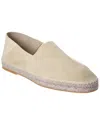 Officine Generale Cecil Suede Espadrille In Gray