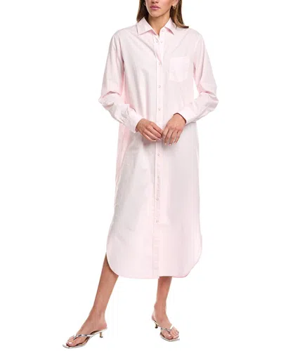 Officine Generale Celina Midi Dress In Pink