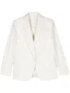 Officine Generale Charlene Pie Blazer In White