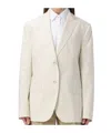 Officine Generale Charlene Pie Blazer In White