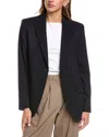 Officine Generale Charlene Wool & Cashmere-blend Jacket In Blue