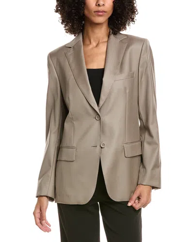 Officine Generale Charlene Wool Blazer In Gray