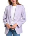 Officine Generale Charlene Wool Blazer In Purple