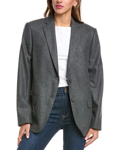 Officine Generale Charlene Wool Jacket In Gray