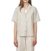 Officine Generale Christelle Overshirt In Stone In Neutral