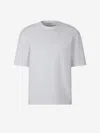 Officine Generale Fine-knit T-shirt In Patched Chest Pocket