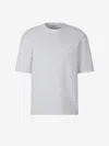 Officine Generale Fine-knit T-shirt In White