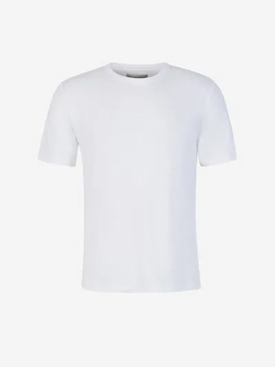 Officine Generale Officine Générale Classic Linen T-shirt In White