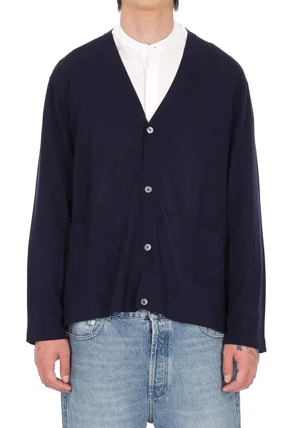 Officine Generale Classic Men's Mini Sweater In Blue