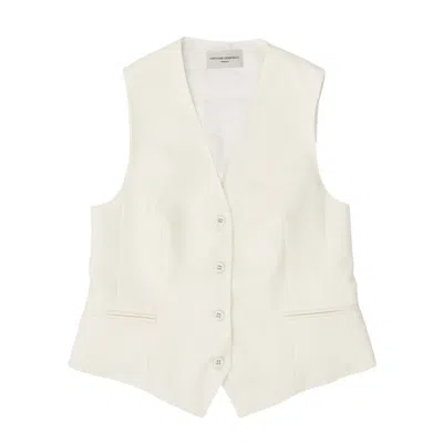 Officine Generale Classic Waistcoat With Fabric-covered Buttons
