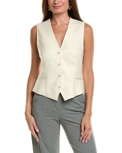 Officine Generale Cleo Wool Vest In Neutral