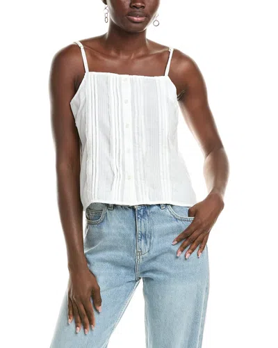 Officine Generale Clothilde Pleated Top In White