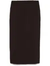 Officine Generale Oxana Maxi Skirt In Brown