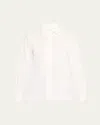 Officine Generale Colombe Cotton Poplin Shirt In White