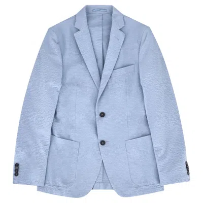 Pre-owned Officine Generale Cotton Blazer/jacket In Blue