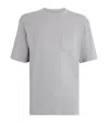 Officine Generale Cotton-modal Benny T-shirt In Gray