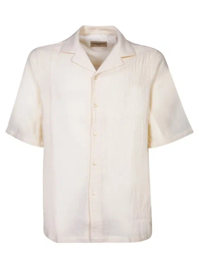Officine Generale Cotton Shirt In Neutrals