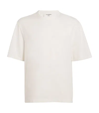 Officine Generale Cotton T-shirt In White