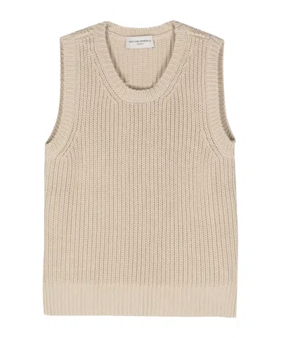 OFFICINE GENERALE CREW-NECK COTTON VEST