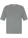 Officine Generale Crew-neck T-shirt In Grey