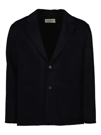 Officine Generale Cyril Single-breasted Blazer In Black