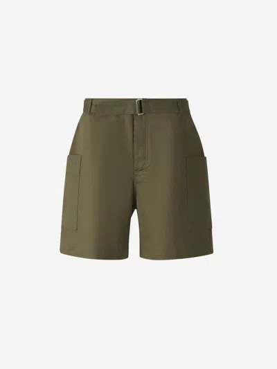 OFFICINE GENERALE OFFICINE GÉNÉRALE DARYL BELT BERMUDA SHORTS