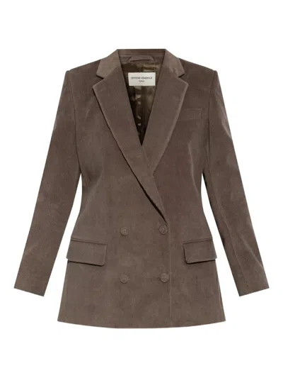 Officine Generale Officine Générale Daya Jkt  8w Co Corduroy Clothing In Brown
