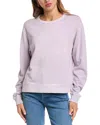 Officine Generale Delphine Pigment-dyed Sweatshirt In Purple