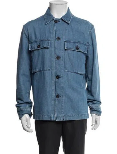 Pre-owned Officine Generale Denim Jacket In Blue