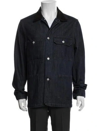 Pre-owned Officine Generale Denim Jacket In Blue