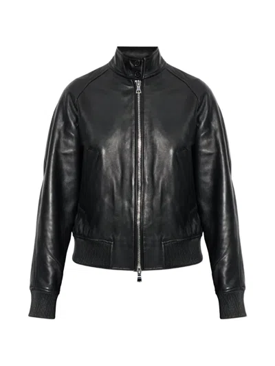 Officine Generale Dorina Bomber Jacket In Brown