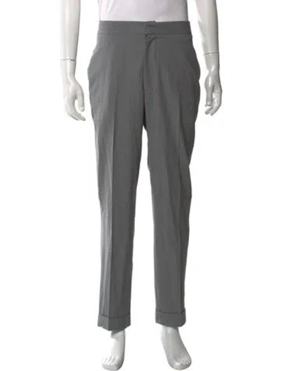 Pre-owned Officine Generale Dress Pants In Gray