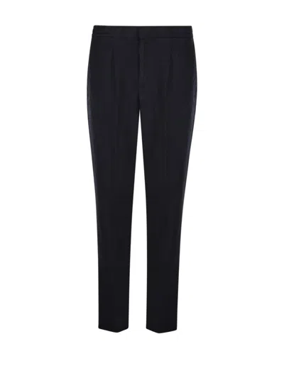 Officine Generale Drew Pants In Black