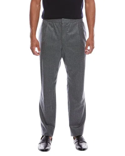 Officine Generale Drew Wool Pant In Gray